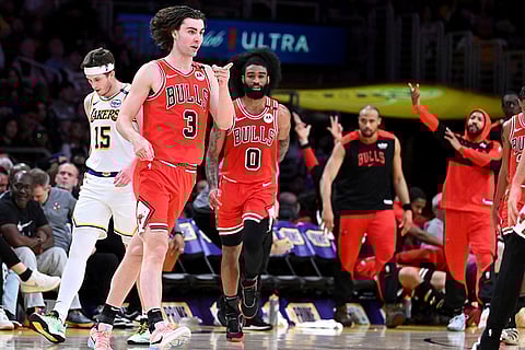 NBA Basketball: Chicago Bulls vs Los Angeles Lakers