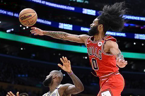 NBA Basketball: Chicago Bulls vs Los Angeles Lakers