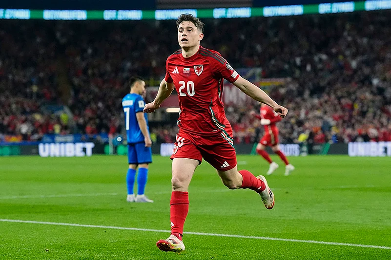 FIFA World Cup 2026 Qualifiers soccer match Wales Vs Kazakhstan: Daniel James