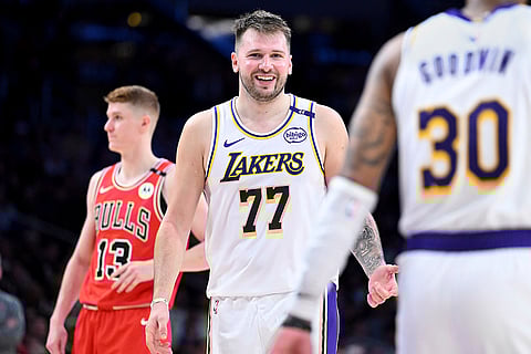 NBA Basketball: Chicago Bulls vs Los Angeles Lakers