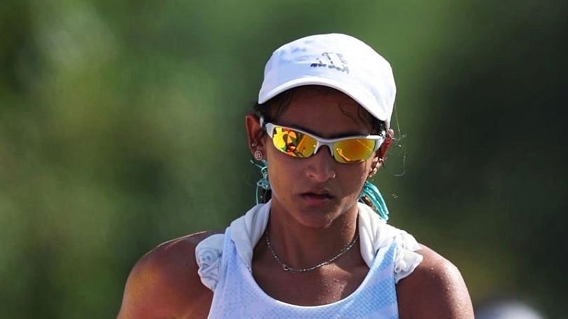 Photo: X | Sports Arena : Indian race walker Priyanka Goswami.