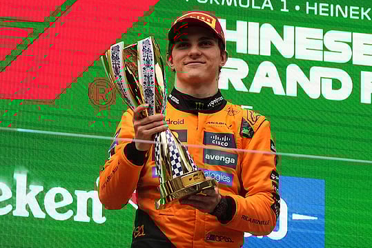 Chinese GP: Piastri Wins In Shanghai As Norris Takes Second