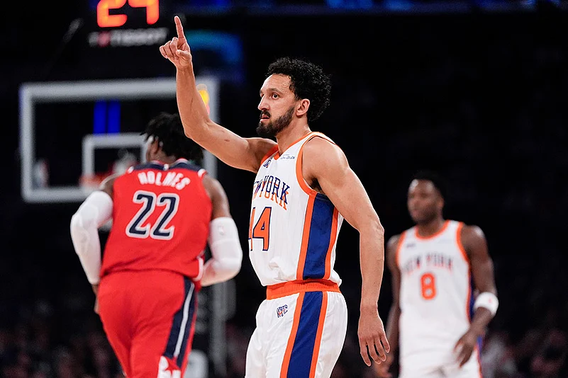 NBA Basketball 2024-25 New York Knicks Vs Washington Wizards: Landry Shamet
