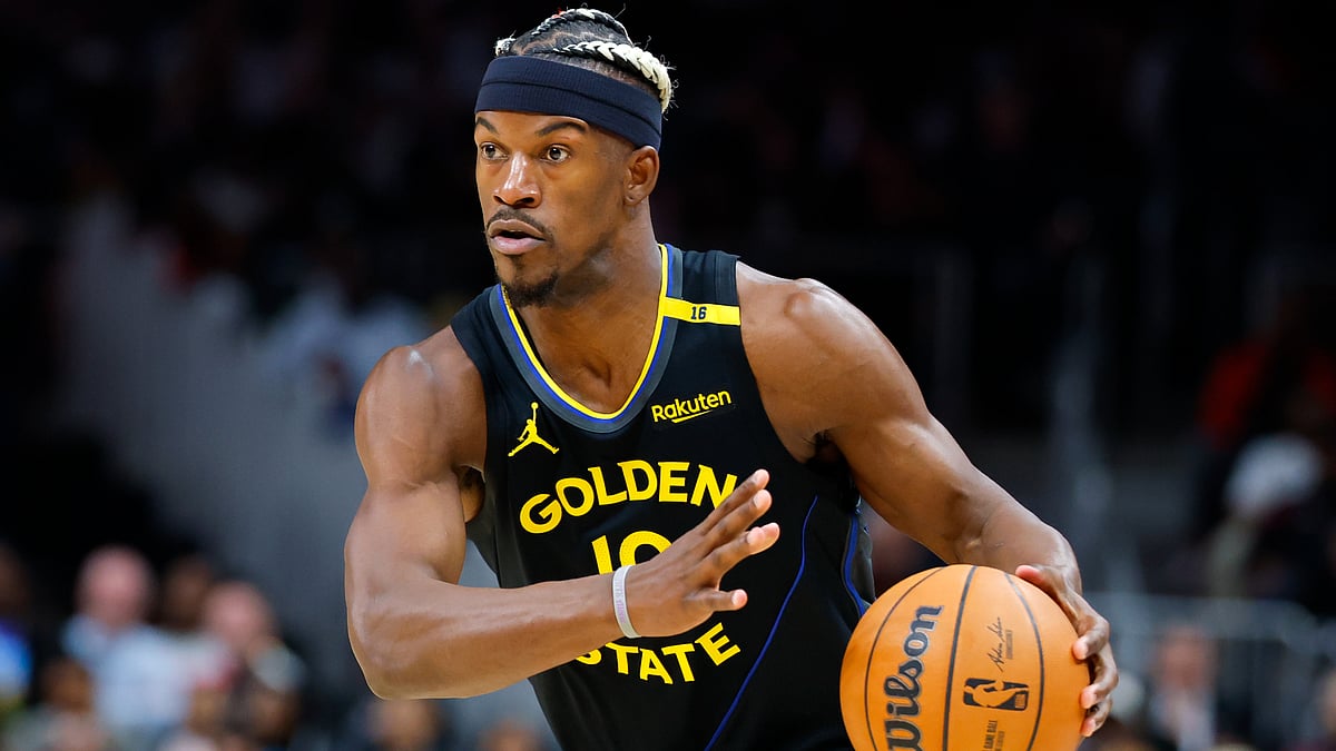 Jimmy Butler in action against the Atlanta Hawks
