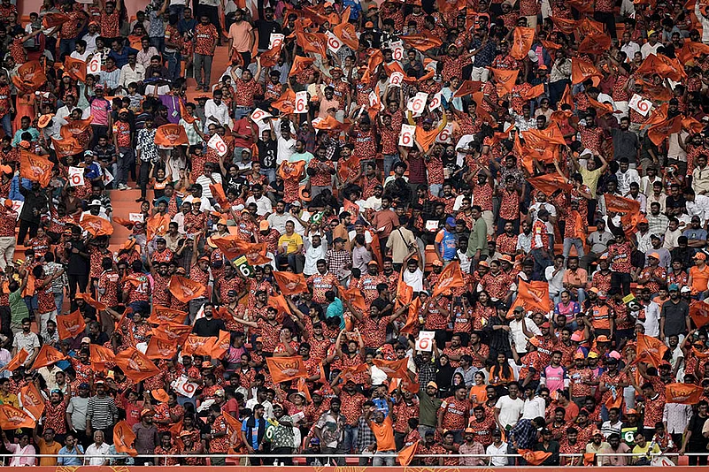 Indian Premier League 2025 T20 Cricket match SRH vs RR: SRH fans
