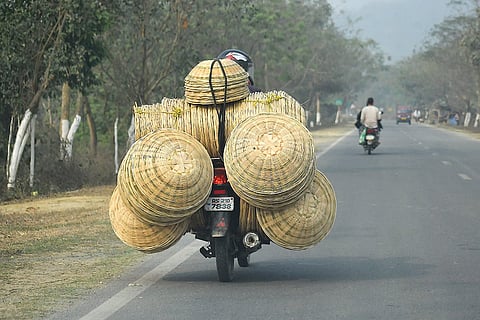 Standalone: Bamboo basket seller in Assam