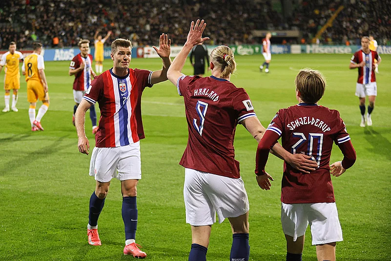 FIFA World Cup 2026 Qualifiers soccer match Moldova Vs Norway: Erling Haaland