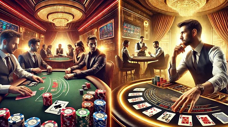 포커 대 블랙잭