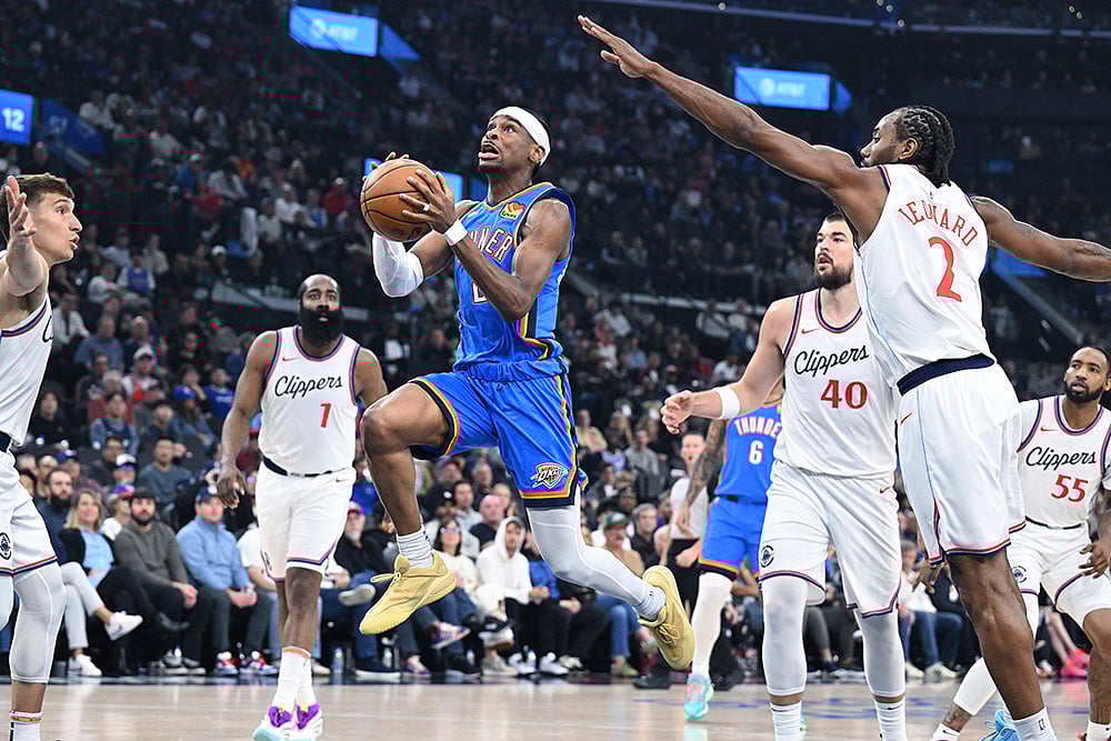 NBA 2024-25: Oklahoma City Thunder vs Los Angeles Clippers - | Photo: AP/Wally Skalij