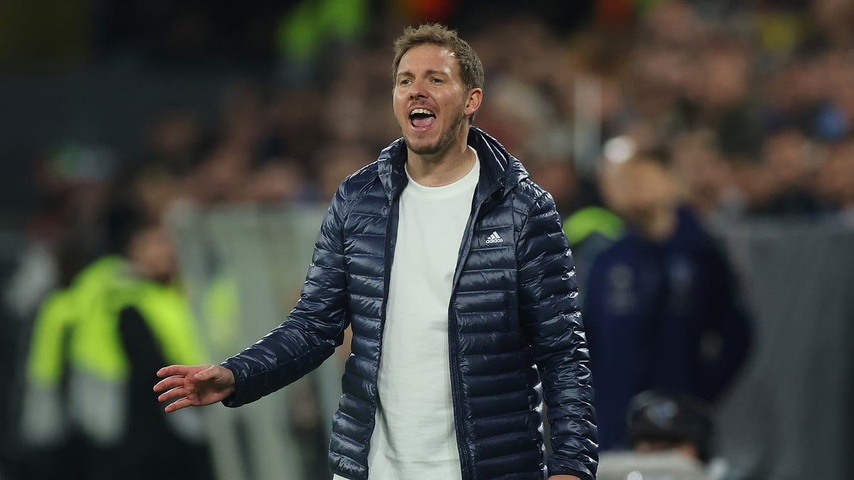 Julian Nagelsmann during Germany's 3-3 draw with Italy