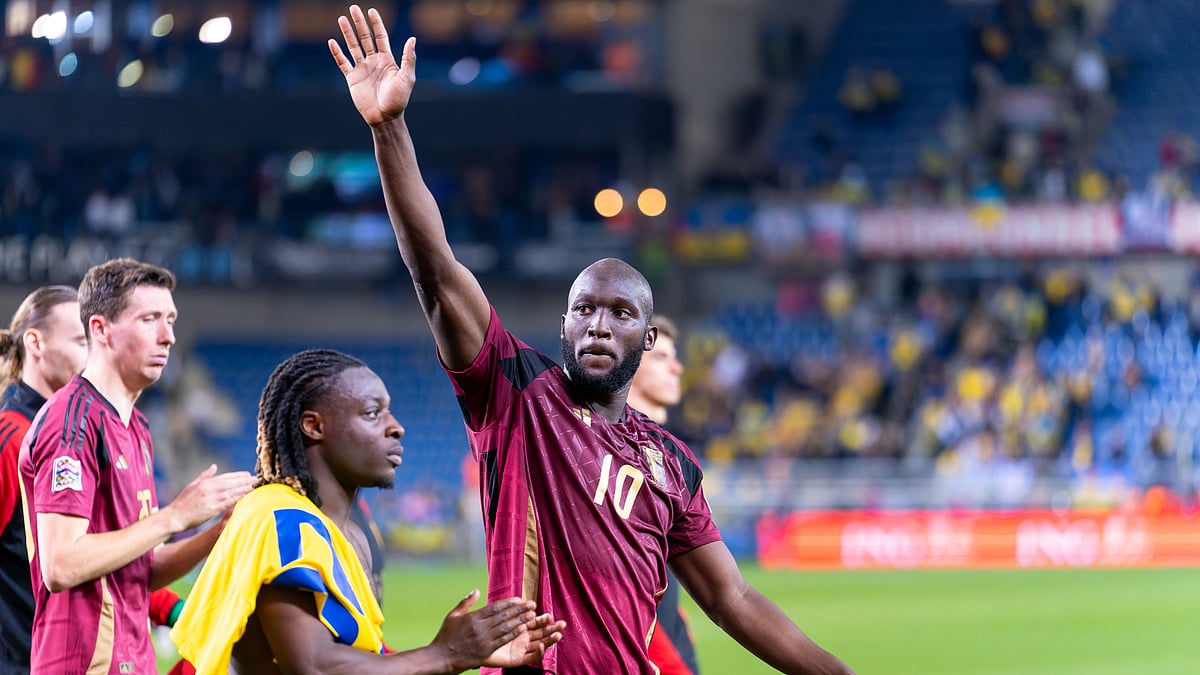 Romelu Lukaku scored twice as Belgium beat Ukraine