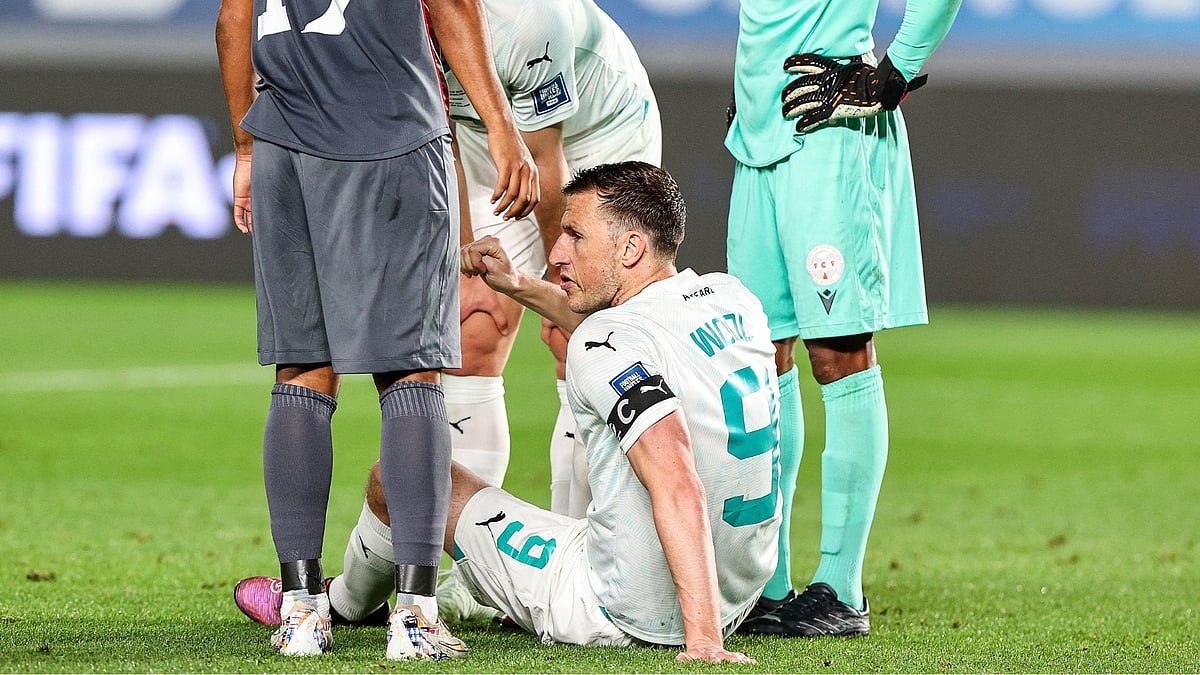 Chris Wood was injured in New Zealand's win over New Caledonia