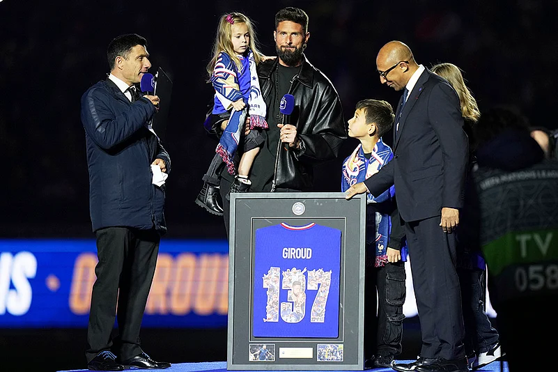 UEFA Nations League 2024-25 Quarter-Finals Second Leg France vs Croatia: Olivier Giroud