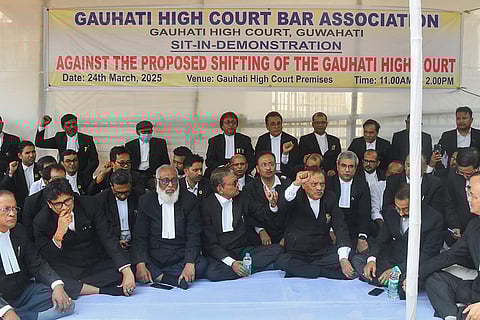 Gauhati High Court Bar Association protest