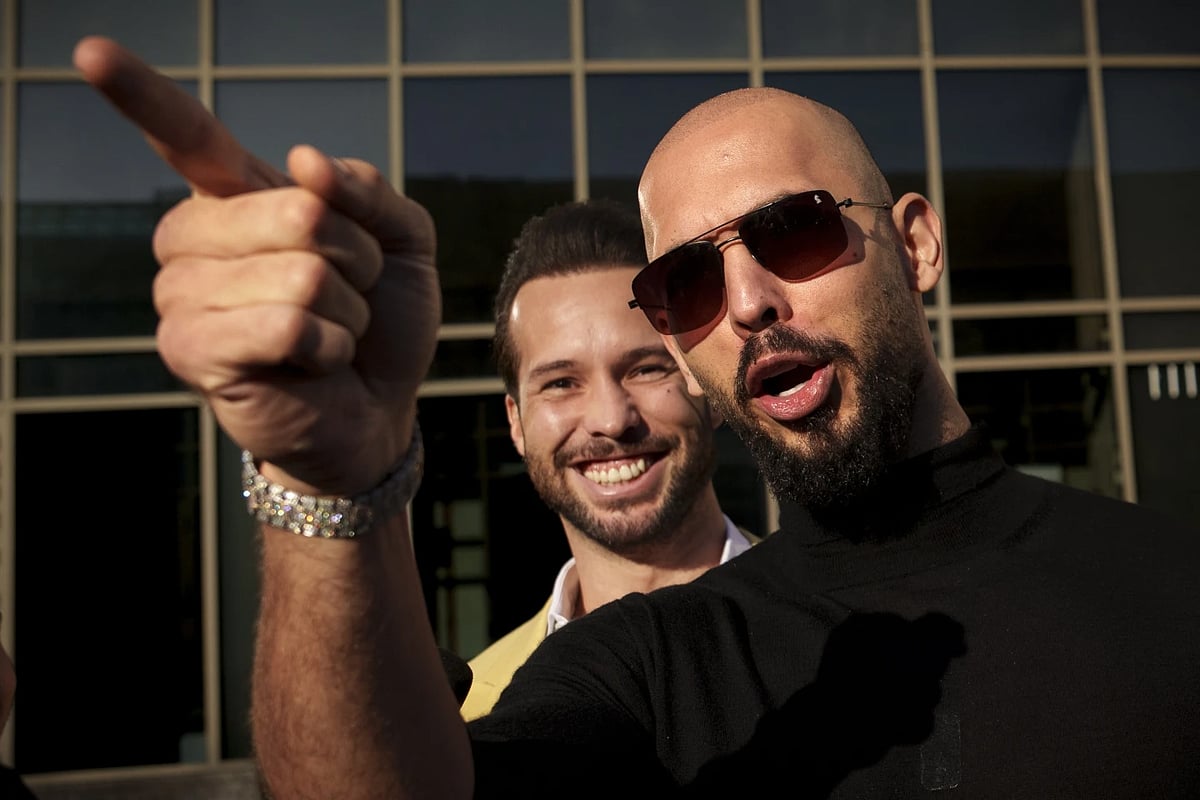 AP : Influencer brothers Andrew and Tristan Tate 