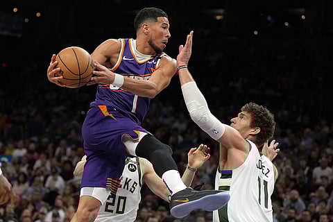 NBA Basketball Game: Phoenix Suns vs Milwaukee Bucks