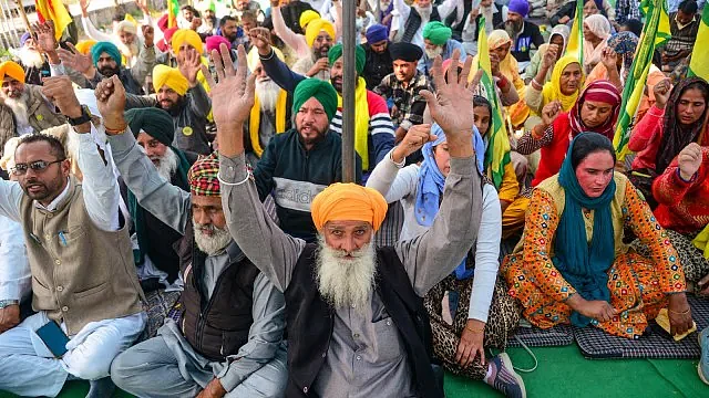 Farmers protest in Punjab (Representational Image)