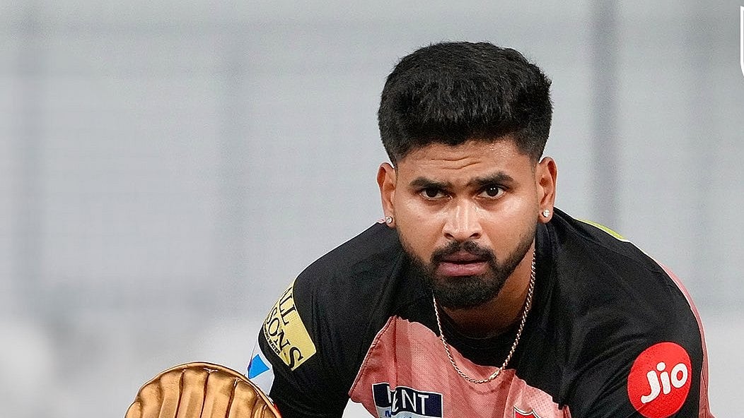 File : File image of cricketer Shreyas Iyer.