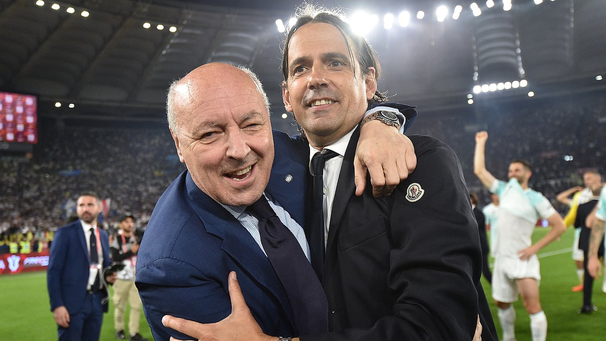 Giuseppe Marotta and Simone Inzaghi
