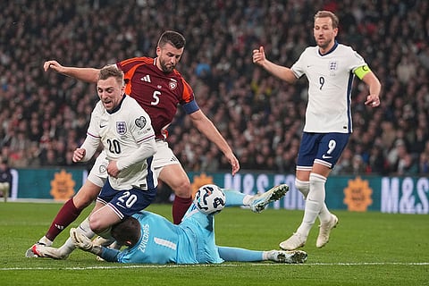 World Cup qualifying soccer match: England Vs Latvia