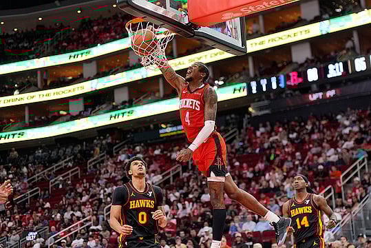 NBA: Houston Rockets Beat Atlanta Hawks 121-114