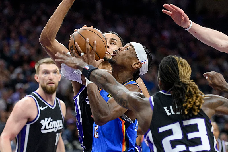 NBA Oklahoma City Thunder vs Sacramento Kings Basketball game: Shai Gilgeous-Alexander