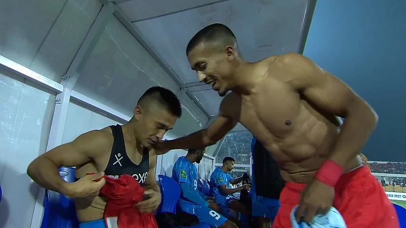 sunil chhetri and rakib hossain X jiohotstar