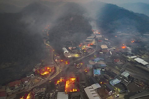 South Korea Wildfires