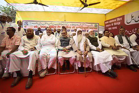 Protest over Waqf Amendment Bill 2024