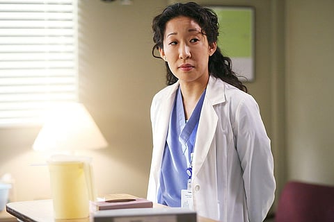 Sandra Oh as Dr. Cristina Yang in Grey's Anatomy