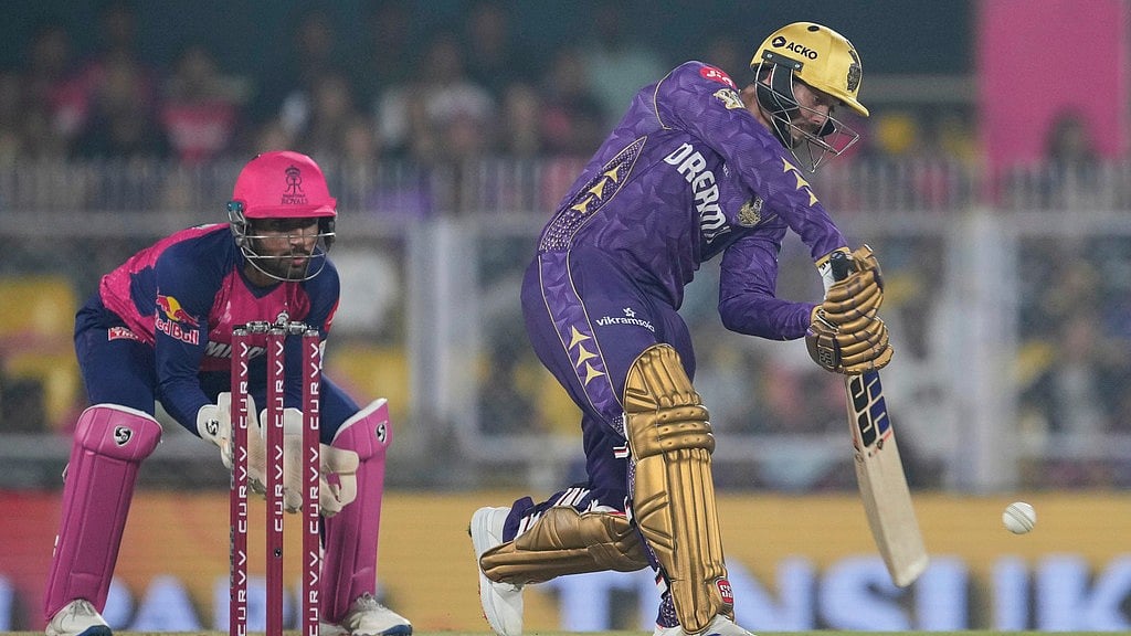 AP : Follow Rajasthan Royals vs Kolkata Knight Riders live score and updates.