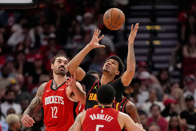 NBA Atlanta Hawks vs Houston Rockets Basketball game: Dominick Barlow