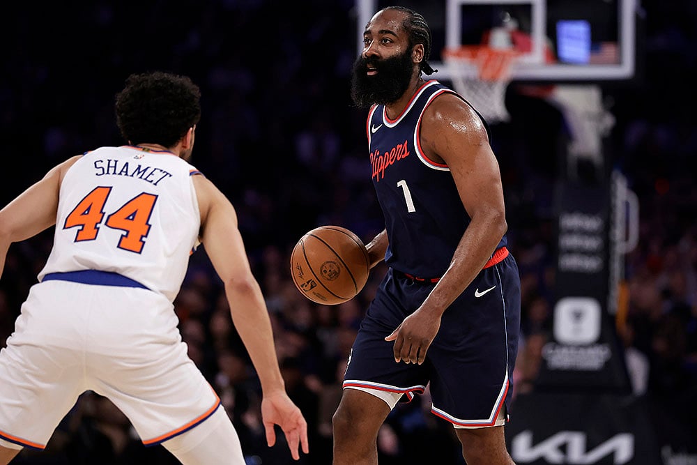 | Photo: AP/Adam Hunger : NBA 2024-25: Los Angeles Clippers vs New York Knicks