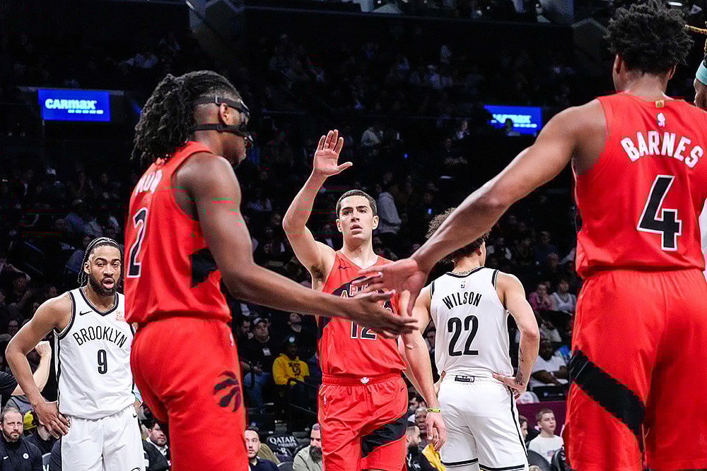 | Photo: AP/Eduardo Munoz Alvarez : NBA 2024-25: Toronto Raptors vs Brooklyn Nets