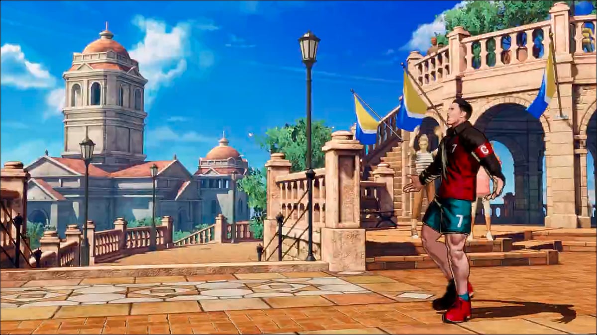 Cristiano Ronaldo's character in Fatal Fury: City Of The Wolves teaser. - X/Ronaldo