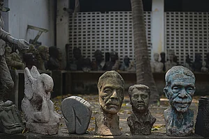 | Photo: Vikram Sharma : Preserving Through Art: Sculptures at the Government College of Fine Arts, Chennai