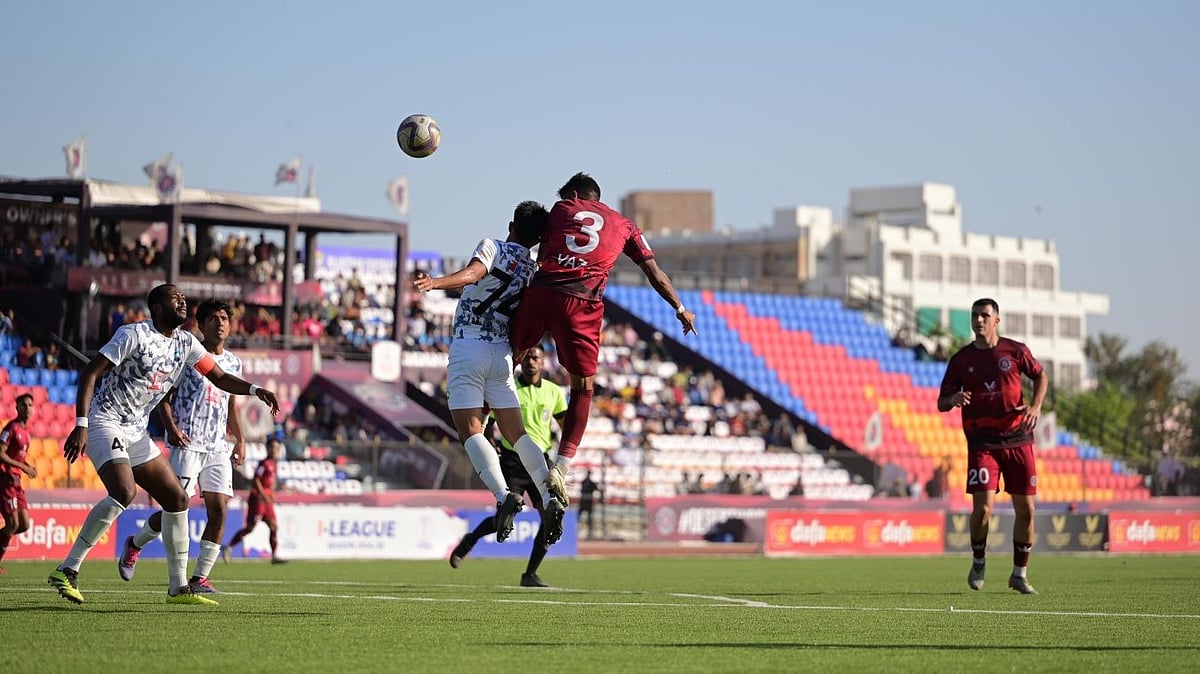 AIFF Media : Action from the I-League match between Rajasthan United FC and Delhi FC.