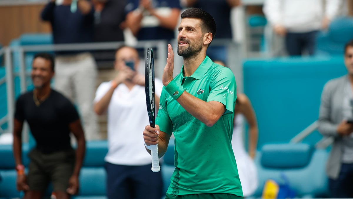 Novak Djokovic is into the Miami Open final