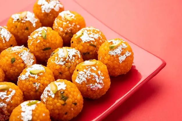 Hanuman Jayanti, offering bhog Motichoor Laddoo Parshad