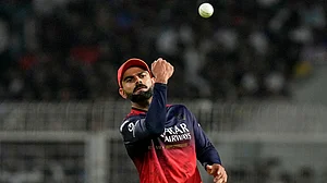 AP : Virat Kohli in action for Royal Challengers Bengaluru during IPL 2025.