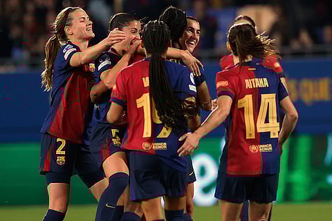Women's Champions League, quarter-final: VfL Wolfsburg vs FC Barcelona