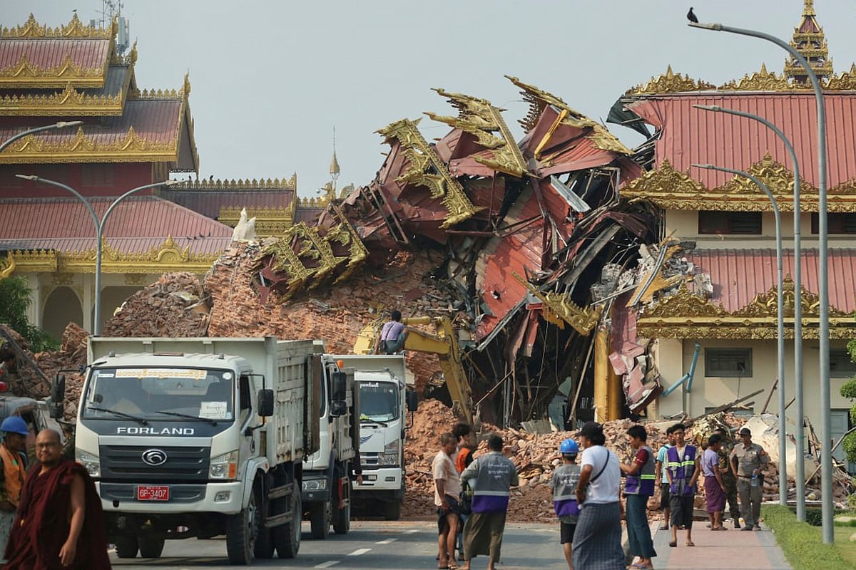 Myanmar Earthquake - AP