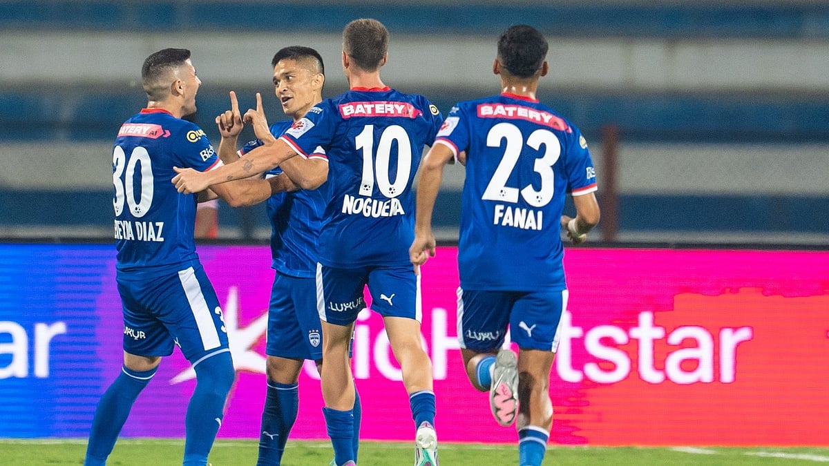 Chhetri scores goal Bengaluru FC vs Mumbai City FC ISL