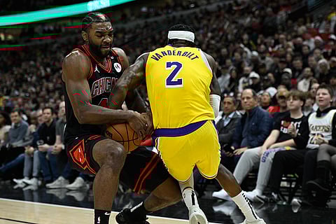 NBA Basketball: Chicago Bulls vs Los Angeles Lakers
