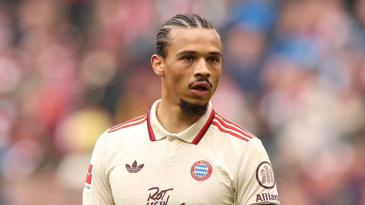 Leroy Sane during Bayern Munich's 1-0 win over St. Pauli
