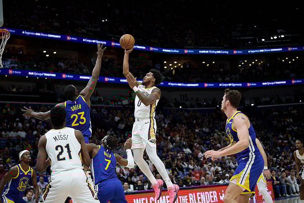 | Photo: AP/Matthew Hinton : NBA: New Orleans Pelicans vs Golden State Warriors