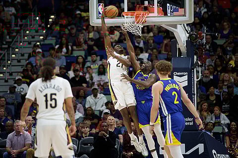 NBA Basketball Game: Golden State Warriors vs New Orleans Pelicans