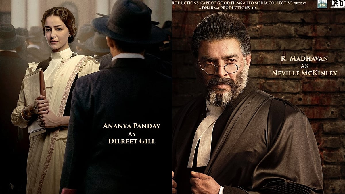 Instagram : Posters of Ananya Panday and R Madhavan from Kesari 2
