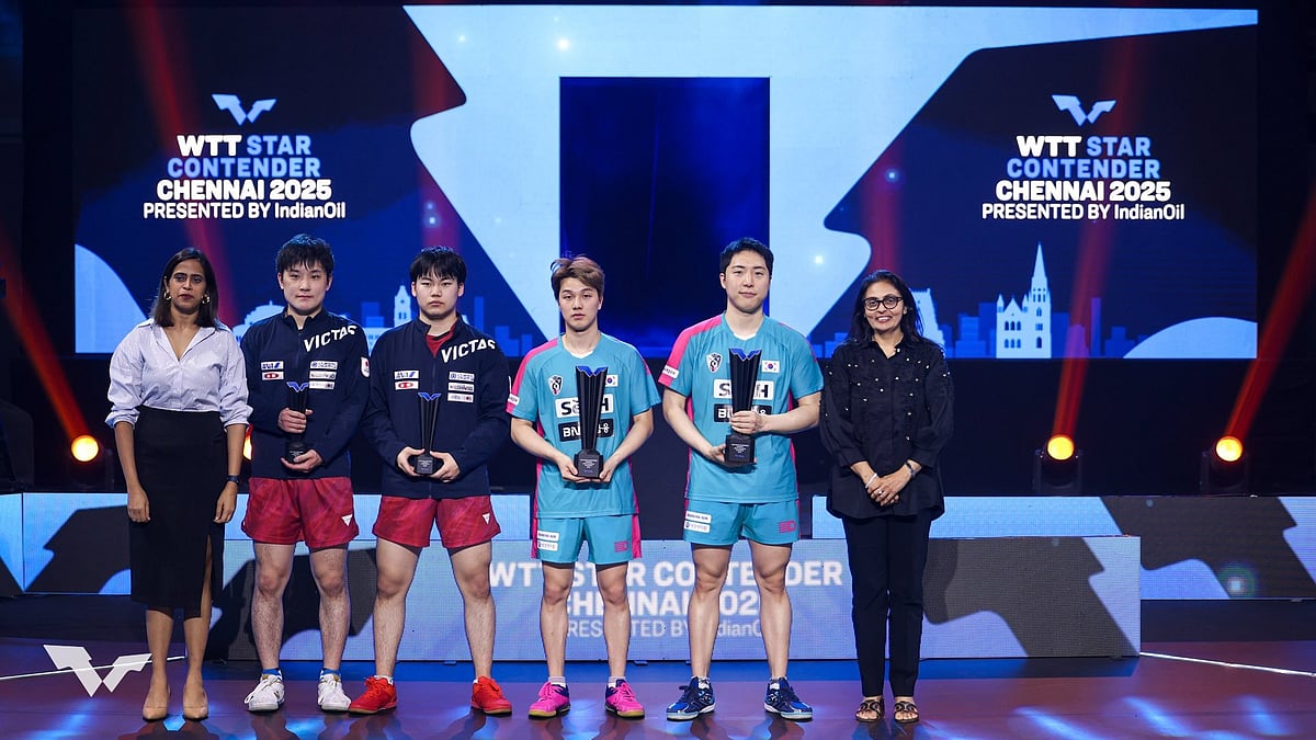 Photo: X | WTT Star Contender : WTT Star Contender Chennai 2025 winners.