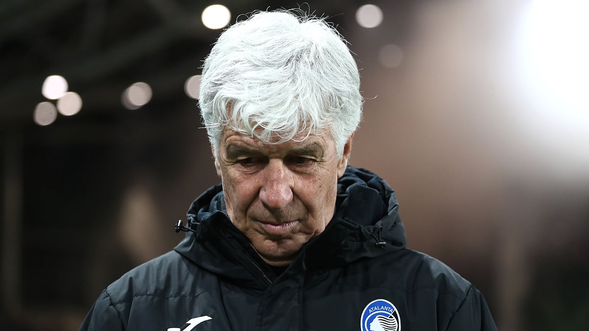 Atalanta coach Gian Piero Gasperini - null